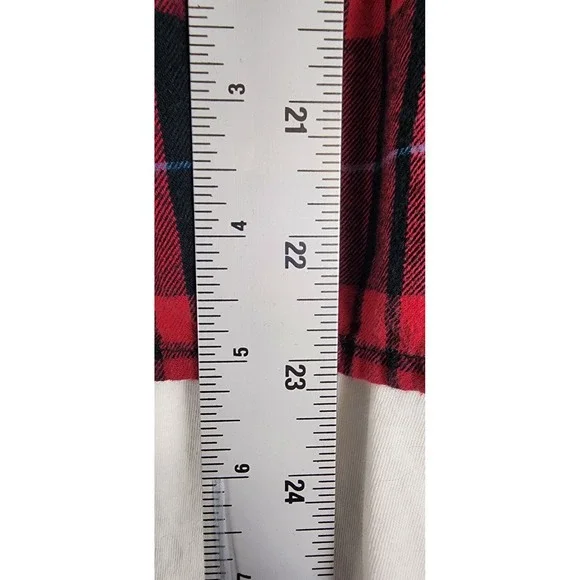 Harley Davidson Womens‎ XS Plaid Button Down Shirt Lace Embellished Western - Picture 5 of 12